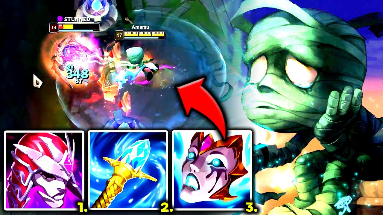 AMUMU TOP BUT I HAVE LEGIT PERMA-CC & INSTANT KILLS! (AMAZING BUILD) - S13 Amumu TOP Gameplay Guide