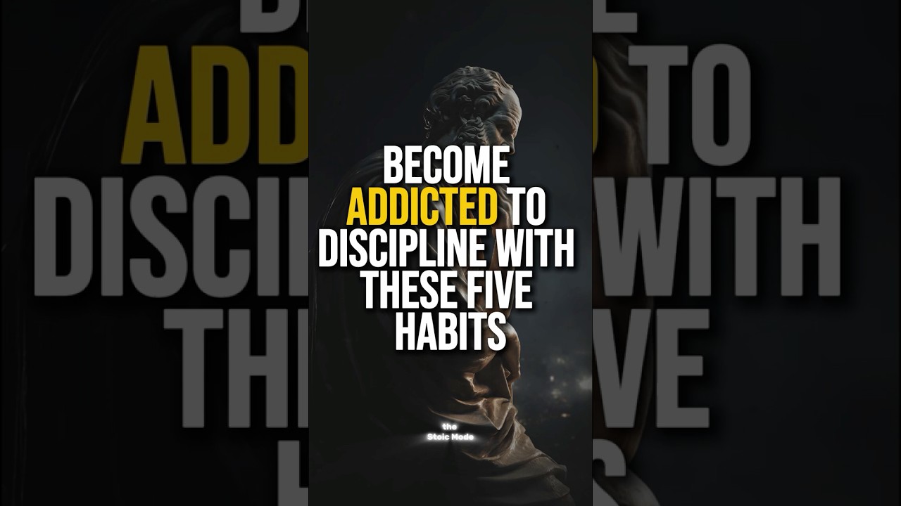 Become Addicted To Discipline With These 5 Habits | Stoicism