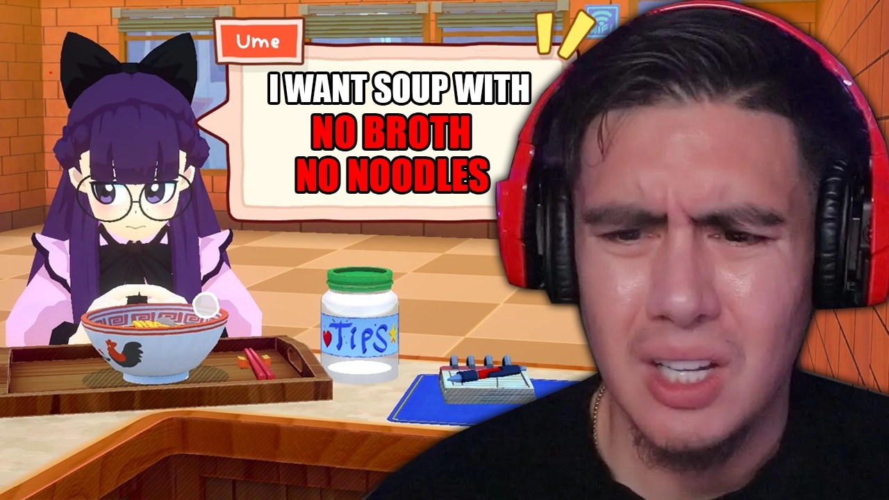 I WORK AT A RAMEN SHOP BUT THE CUSTOMERS ORDERS ARE SO PICKY THAT IT DISTURBS ME