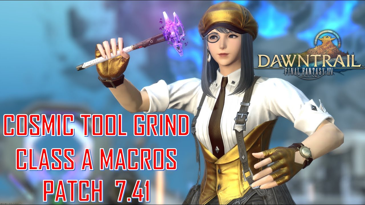 Final Fantasy XIV - Макросы для класса A Ойзис, создающего космические исследования (патч 7.41)