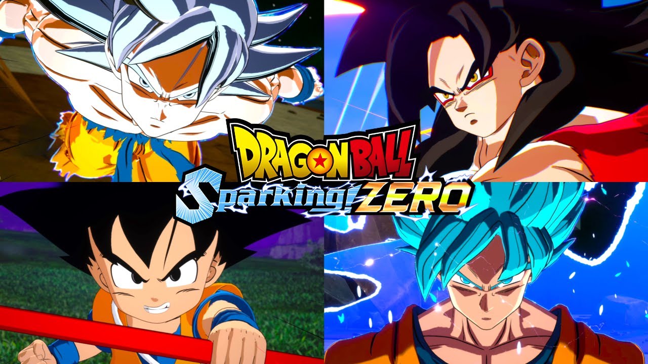 Dragon Ball Sparking Zero - All Goku Transformations, Supers & Ultimates (4K 60FPS)
