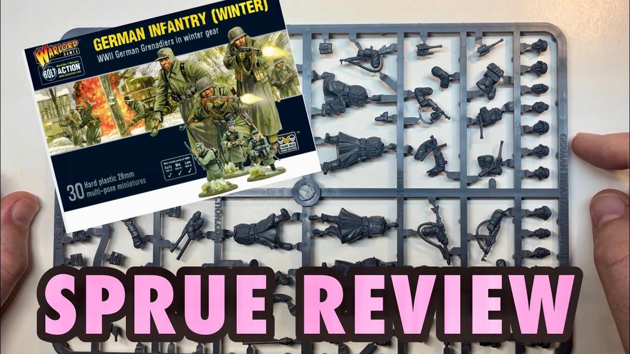 Let’s Look at Warlord Games German Infantry (Winter) | Plastic Miniature Review
