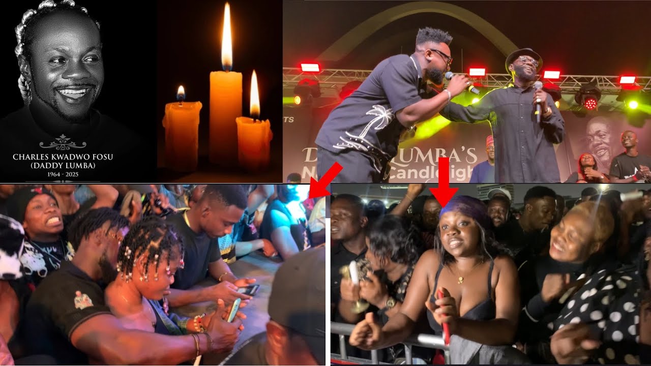 Daddy Lumba’s Fans turns pat Thomas Live Band Performance to Soloku at the  Candlelight Vigil
