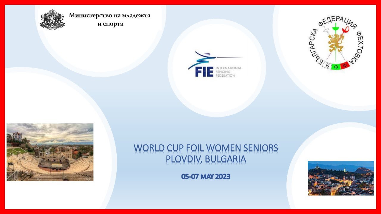 Foil Team World Cup Plovdiv 2023 - Piste Red