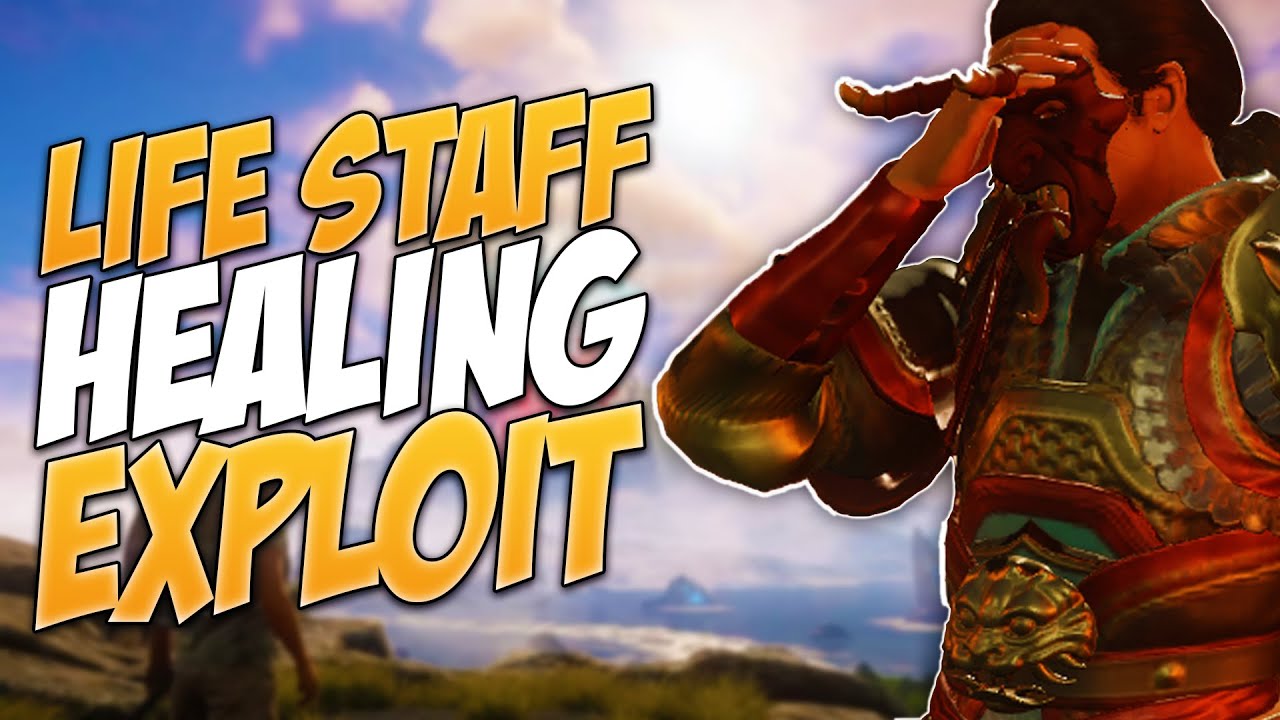 NEW WORLD LIFE STAFF BUG *INFINITE 30% HEALING BUFF* | New World MMORPG