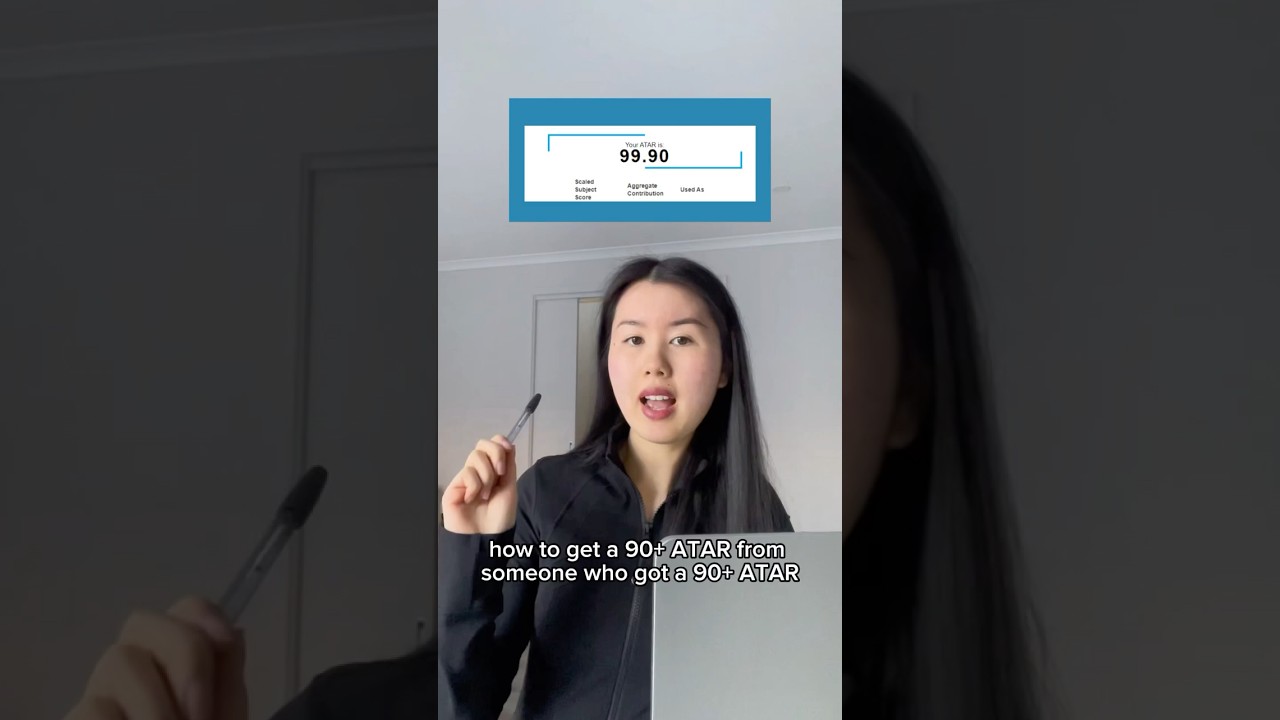 #vceexam tips! 🤩HOW TO GET A 90+ ATAR 💯 #vce #atar #vceexamtips  #vcestudent