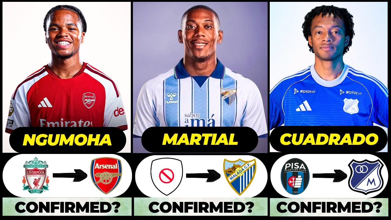 🚨 NEW CONFIRMED TRANSFERS & RUMOURS! 🚨🔥 ft. Martial, Ngumoha, Cuadrado... etc