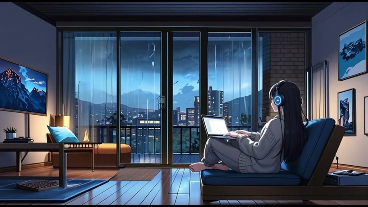 Cozy February Study Session 🌸 Winter Night Deep Focus Music