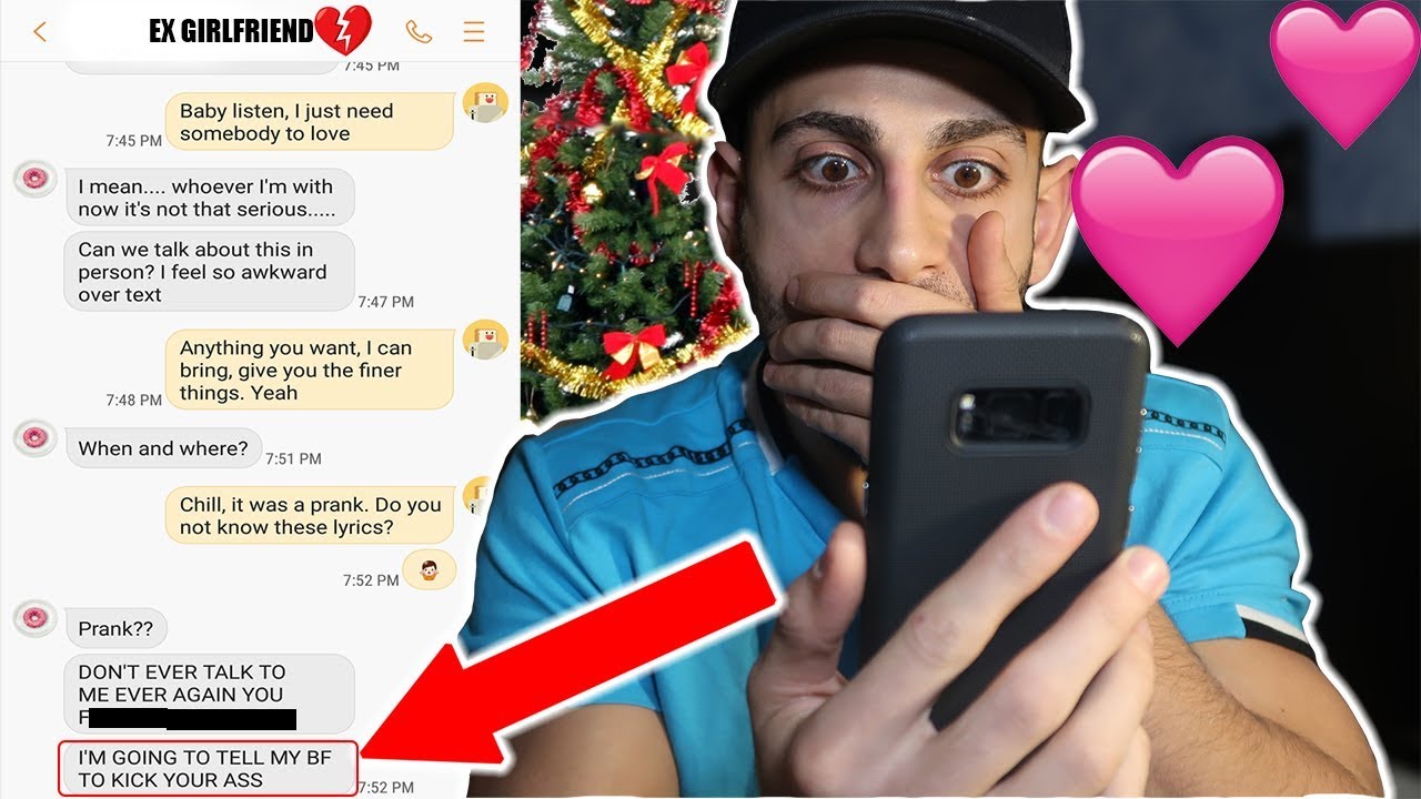 LYRIC TEXT PRANK ON EX-GIRLFRIEND WITH JUSTIN BIEBER GONE WRONG (SHE TRIES TO HOOK UP WITH ME)
