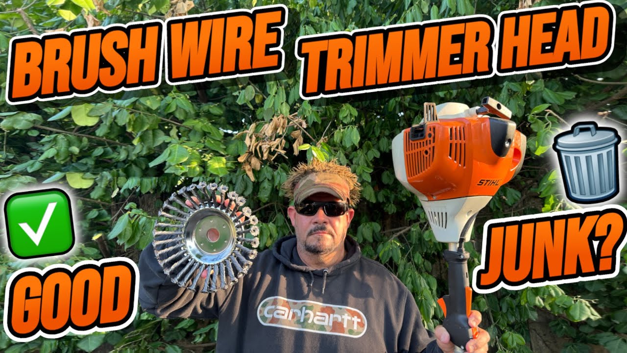 BRUSH WIRE TRIMMER HEAD-Good or Junk? - Secrets You Need to Know!  #stihl #trimmer 