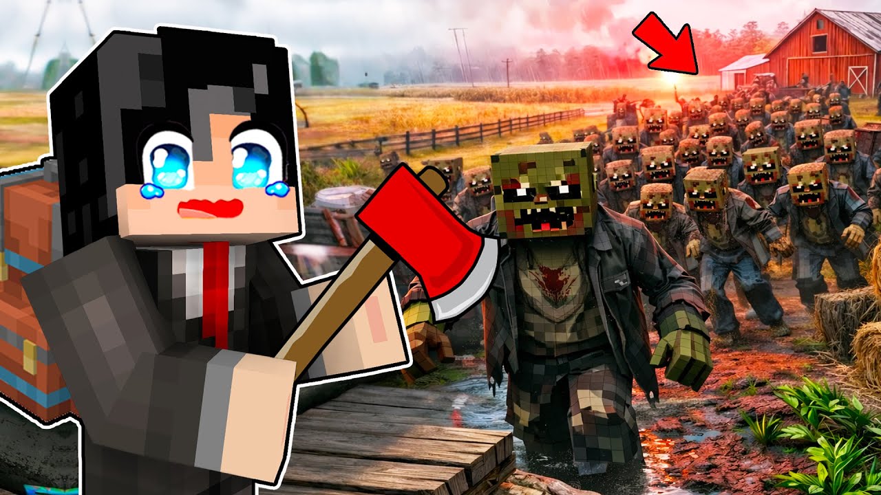 Surviving the MOST HORRIFYING Zombie Apocalypse in MINECRAFT - Part 5