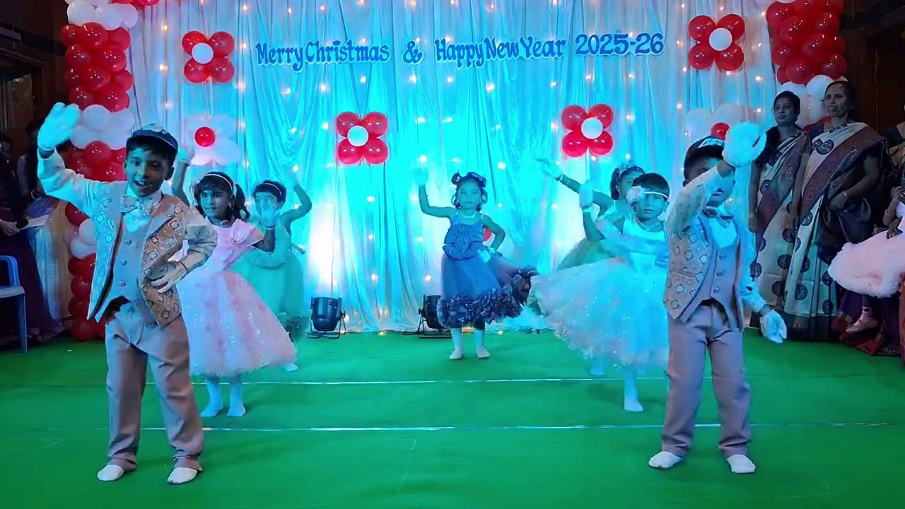 wel come dance  LKG and UKG st.pauls-2025