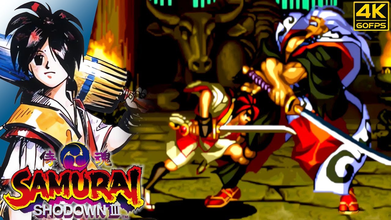 Samurai Shodown III - Shizumaru (Slash) (Arcade / 1995) 4K 60FPS