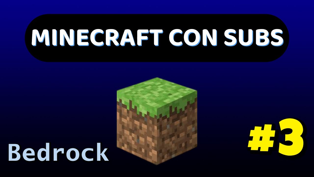 🔴 MINECRAFT BEDROCK CON SUSCRIPTORES #3 (leer descripción para entrar)