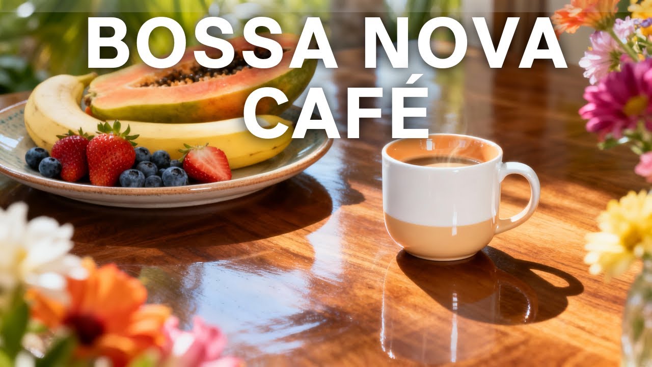 Positive Bossa Nova ☕ Soft Guitar for a Calm Café 朝