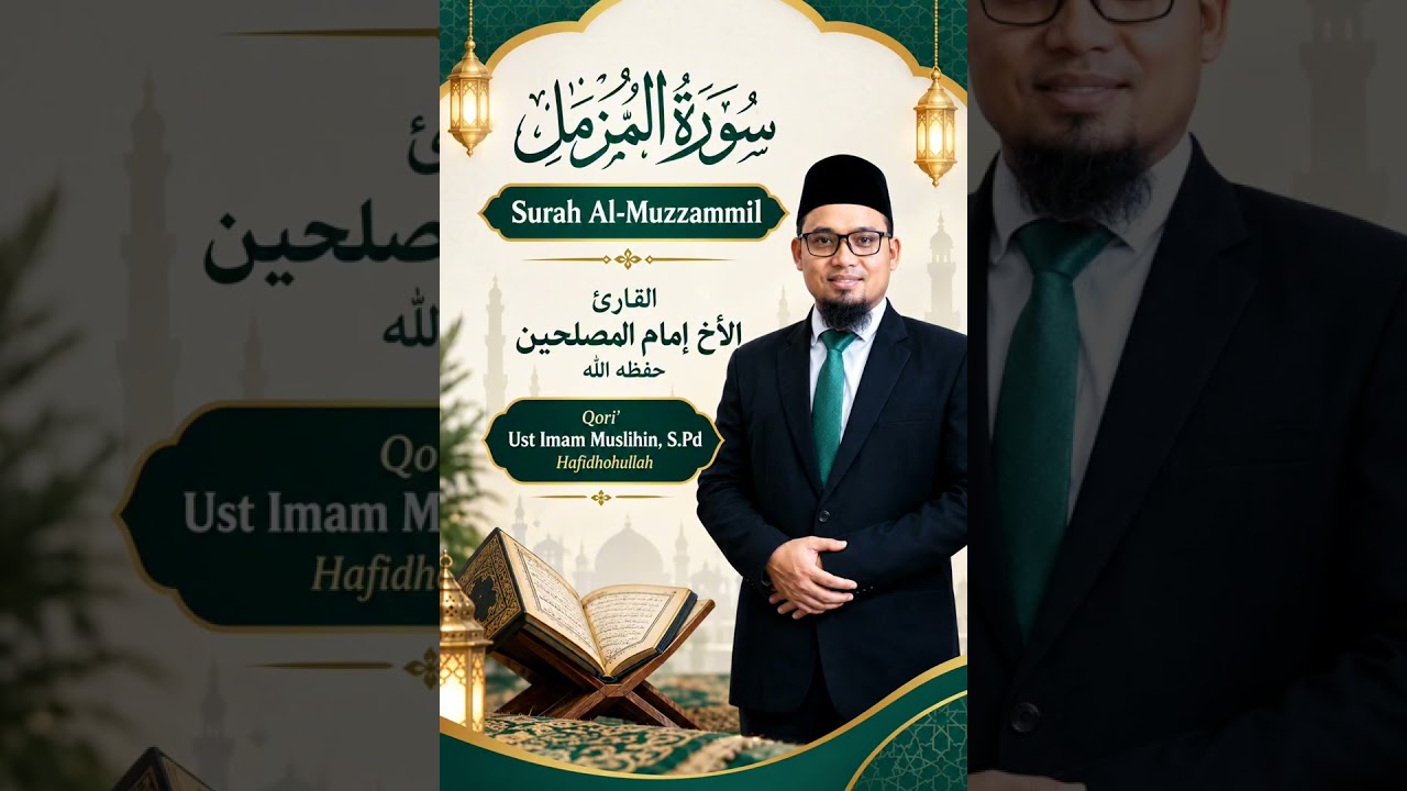 Qiro'ah QS.Al Muzzammil dg Nada Bayati oleh Ust Imam Muslihin 