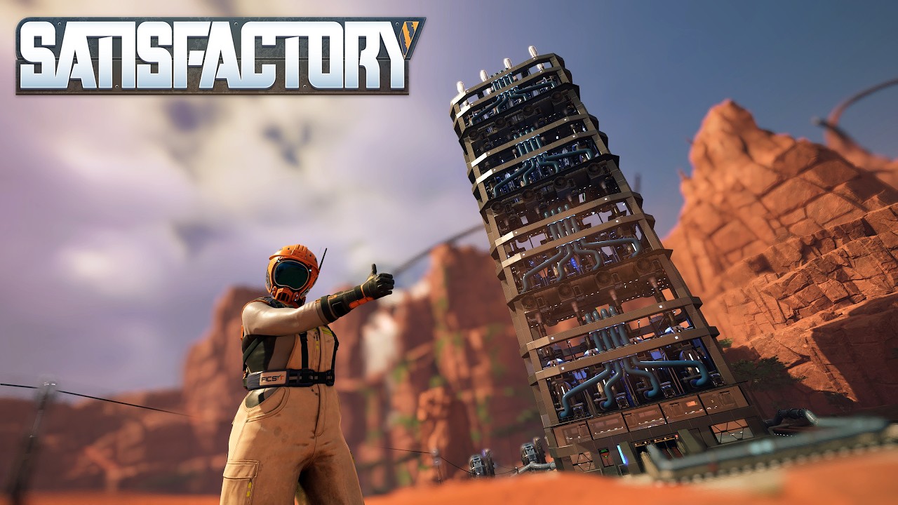 1500/min COPPER Ingot Tower Blueprint | Satisfactory 1.1