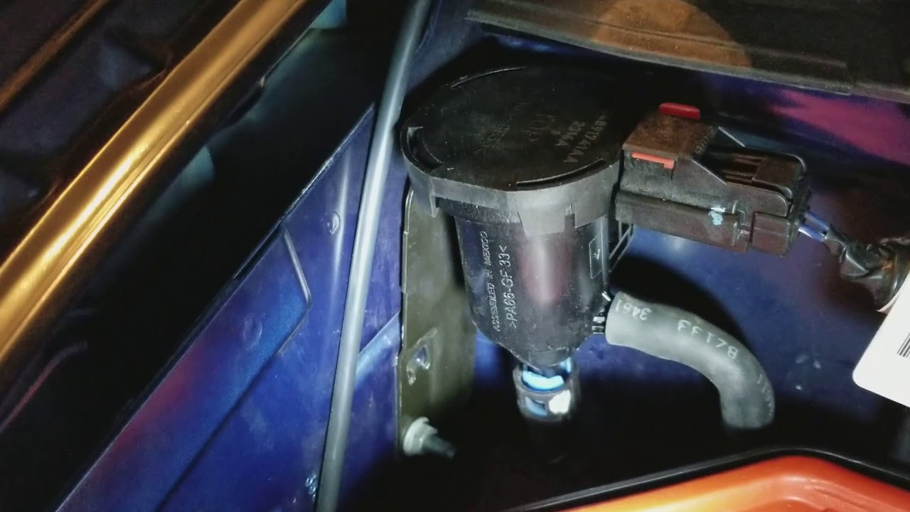 Locating EVAP purge solenoid 2013 Chrysler Town & Country