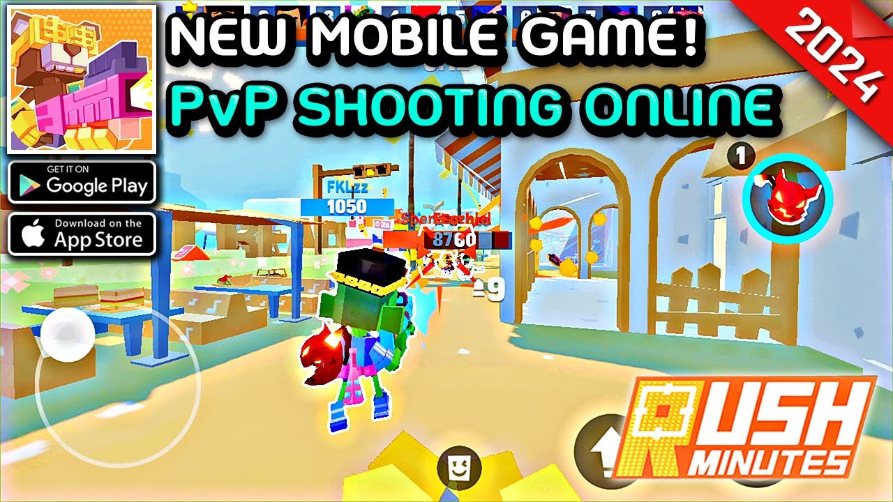 Rush Minutes: Online Shooter Gameplay 4K 60FPS Max Ultra Graphics (Android/iOS)