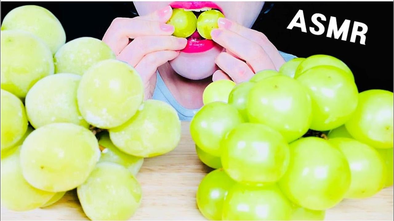 ASMR 샤인머스켓 FROZEN SHINE MUSCAT MUKBANG (얼린거 VS 안얼린거)