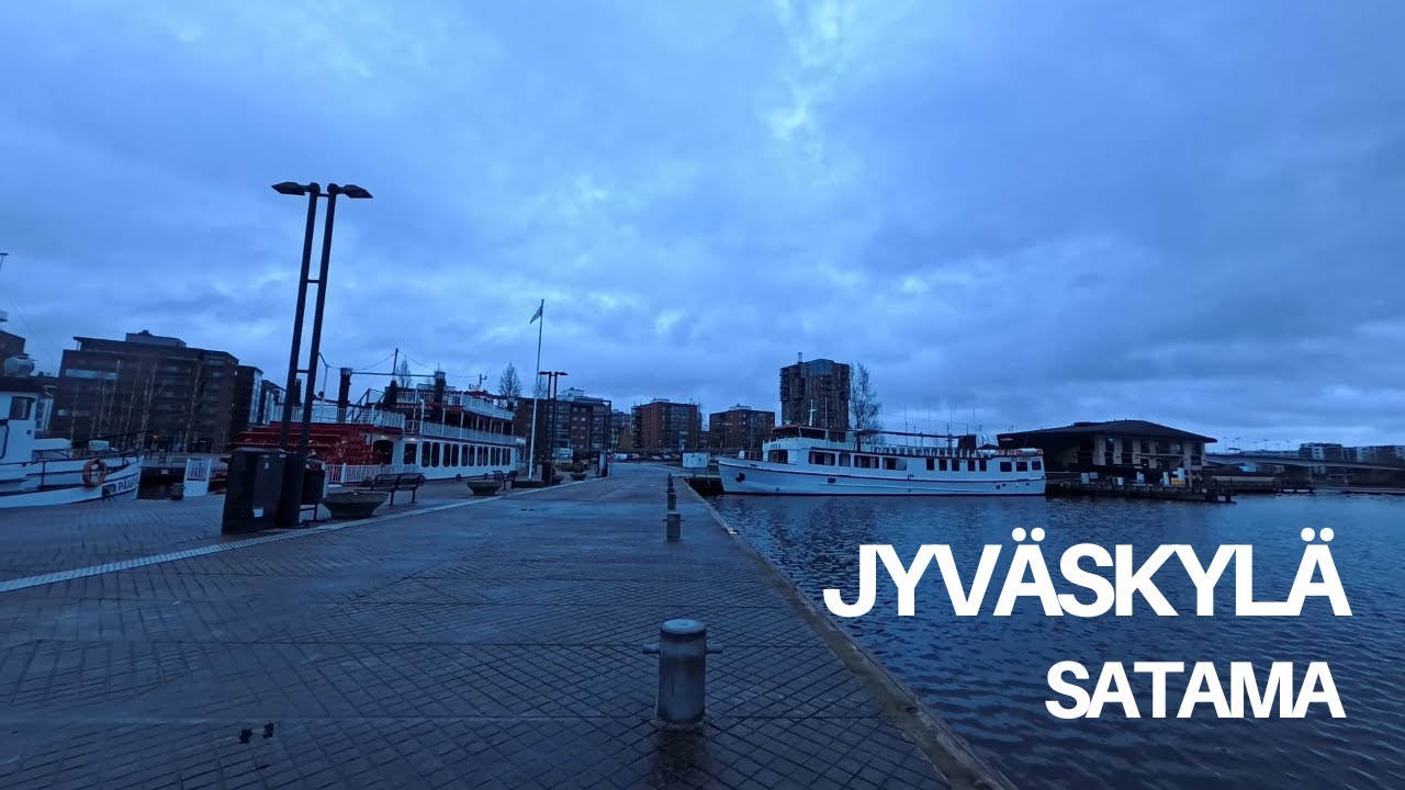 Jyväskylä [Satama] Walk by Satama ⛴️ [Port] nearby the Jyväskylä Lake