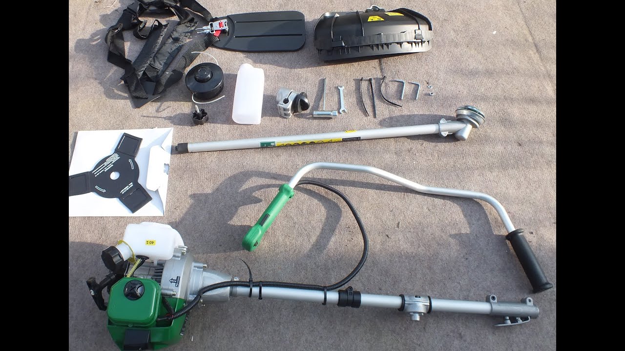 UNBOXING TRIMMER and BRUSHCUTTER GARDENLINE 43 1 AS