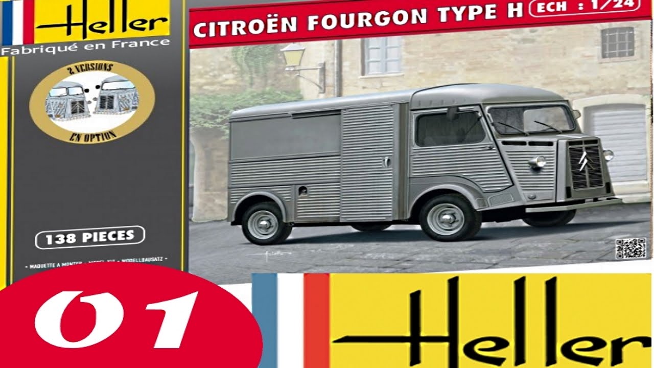 ►Heller◄Fourgon Citroën Type H ■ hobby scale model car