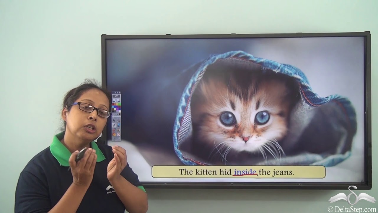 Prepositions - in, into & inside