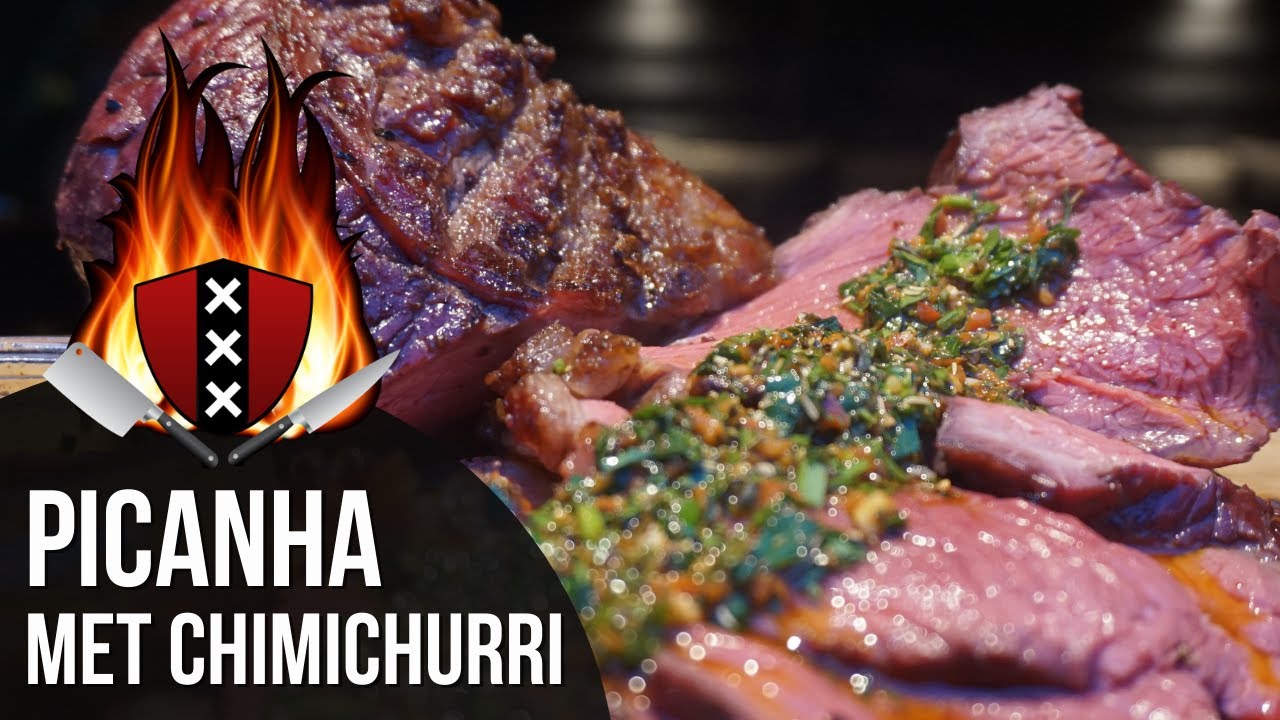 PICANHA met chimichurri #10 |  Rump Cap with Chimichurri 🥩🔥