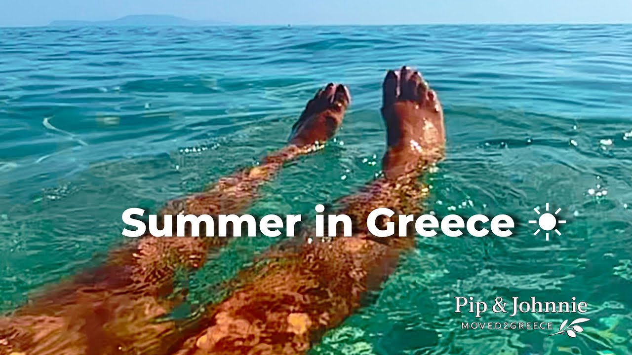 Exploring Loutsa Beach 🌴 Turquoise Waters, Sunbeds & Pizza Stop  🇬🇷