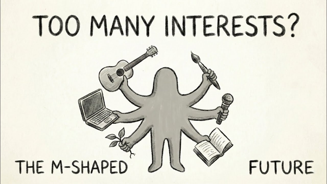 Career Strategy for People With Too Many Interests (The M-Shaped Future)
