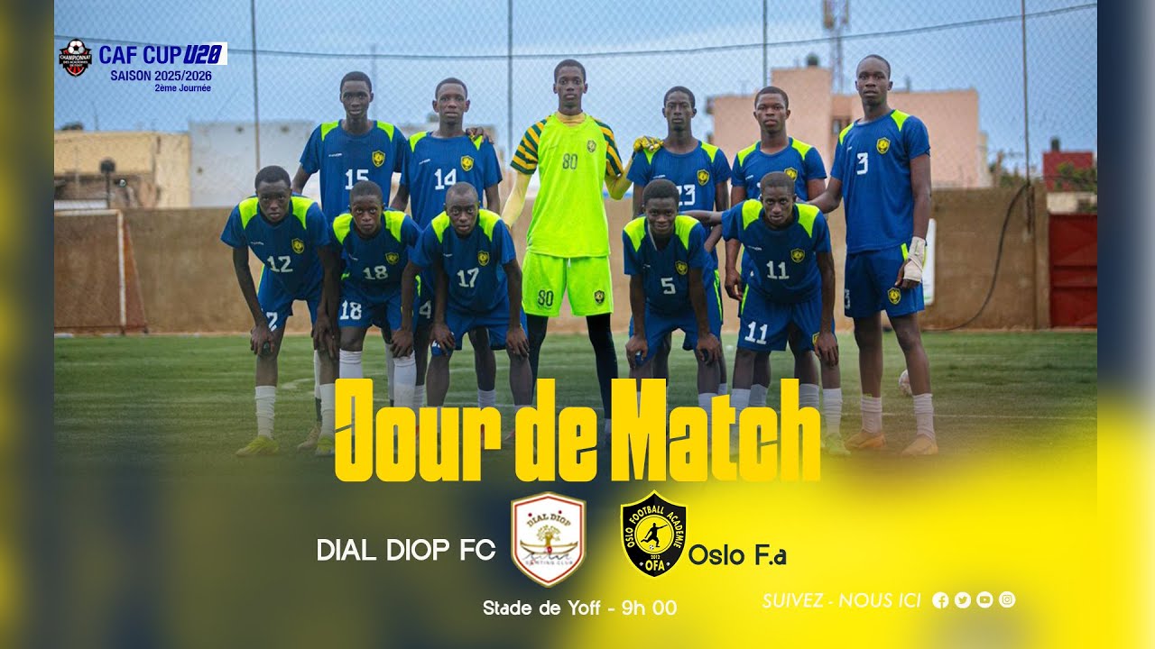 CAF CUP - 2ÈME JOURNÉE: DIAL DIO SC VS OSLO F.A