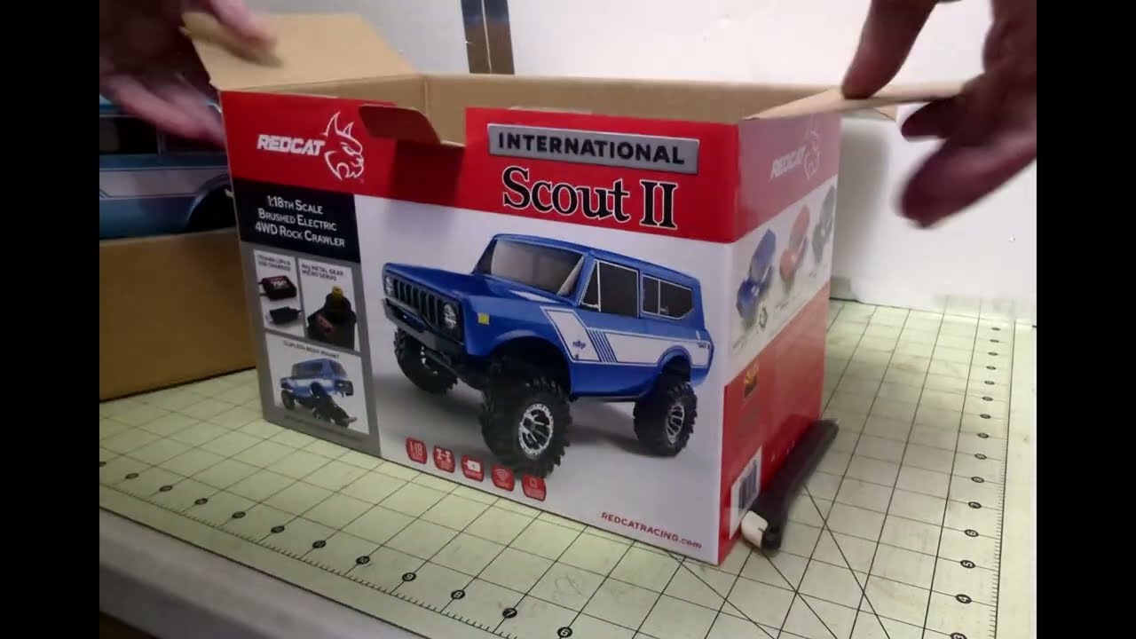 Unboxing Redcat Racing International Scout II 1/18 #crawler #SUV #classic #brushed #automobile