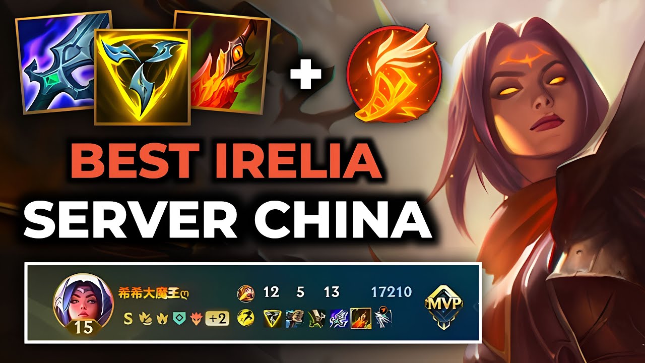 Irelia Jungle Wild Rift China - Build Runes Guide Patch 6.3g - Gameplay Irelia Season 19