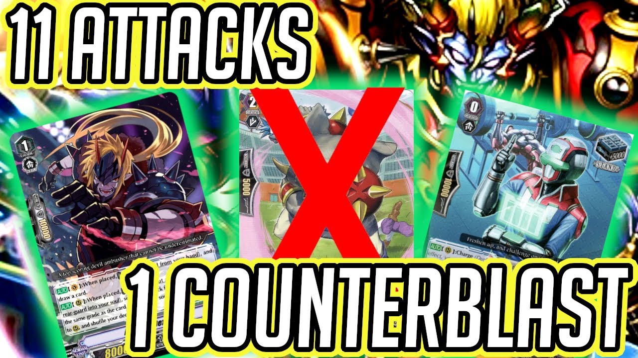 11 Attacks 1 Counterblast | Gally Gabalus Combo | Video Guide | Dexter, Rona, Mecha Instructor
