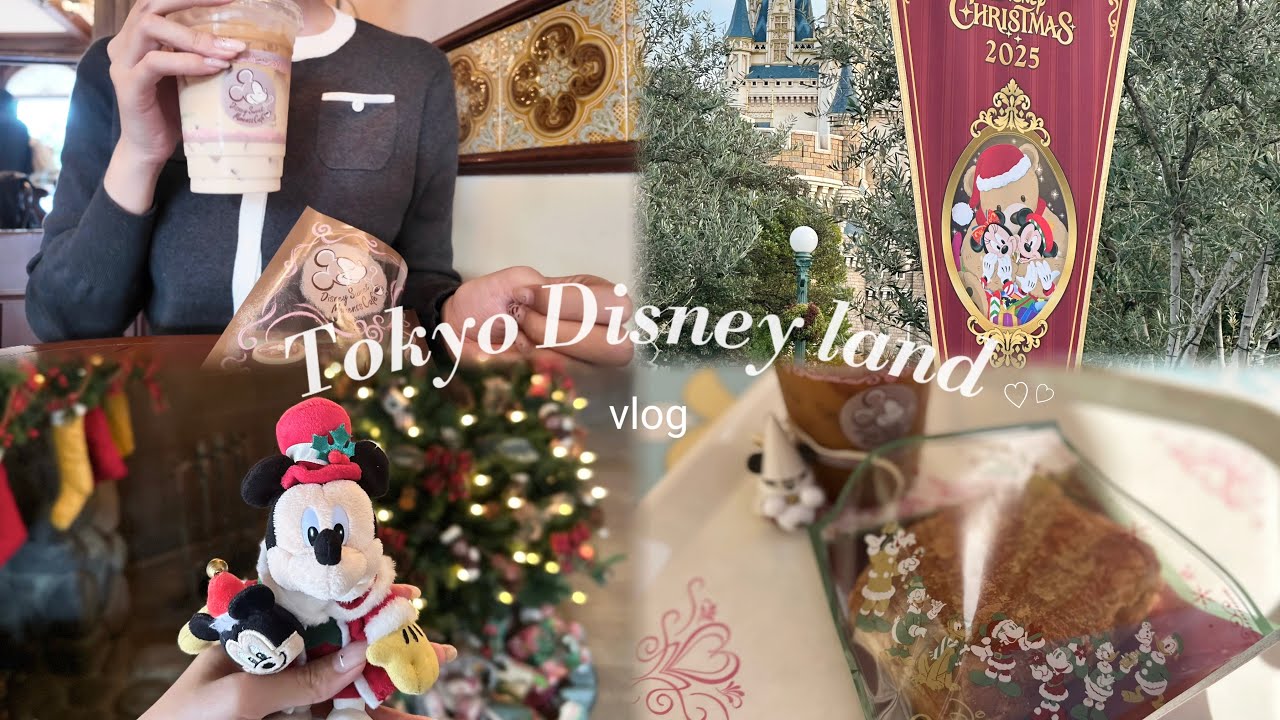 Disney vlog, 東京ディズニーランド🐭🧣❤︎, ひとりディズニー♪, 少しだけクリスマスの雰囲気も味わいつつ、ゆったり楽しむ1日🍃