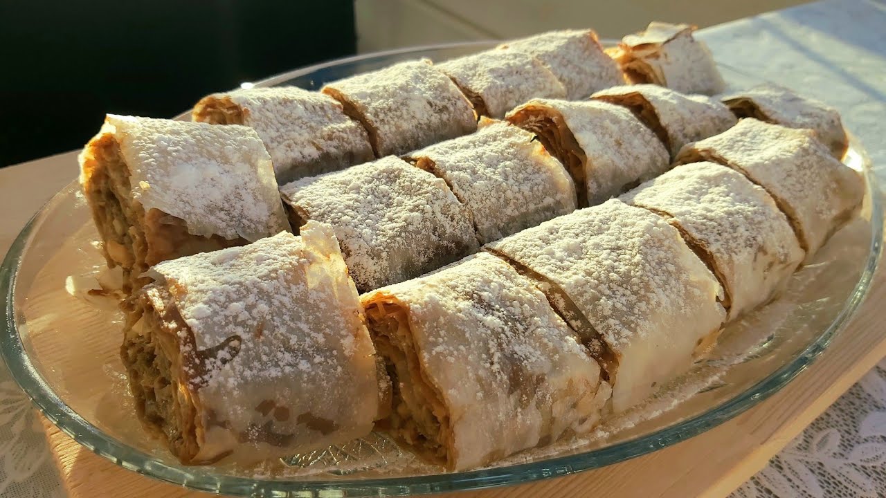 TAHİNLİ PEKMEZLİ KURU BAKLAVA - BAKLAVALIK YUFKADAN KURABİYE TARİFİ
