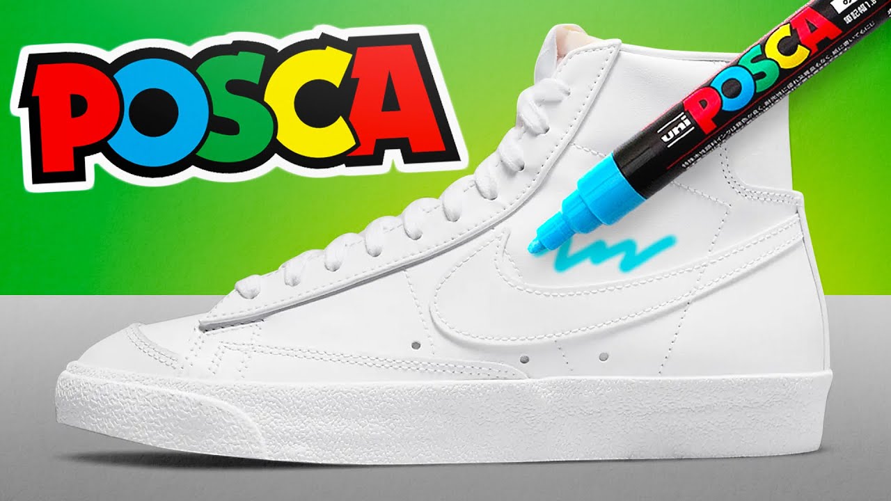 Customizing Shoes With Posca Markers! (Satisfying Customs)