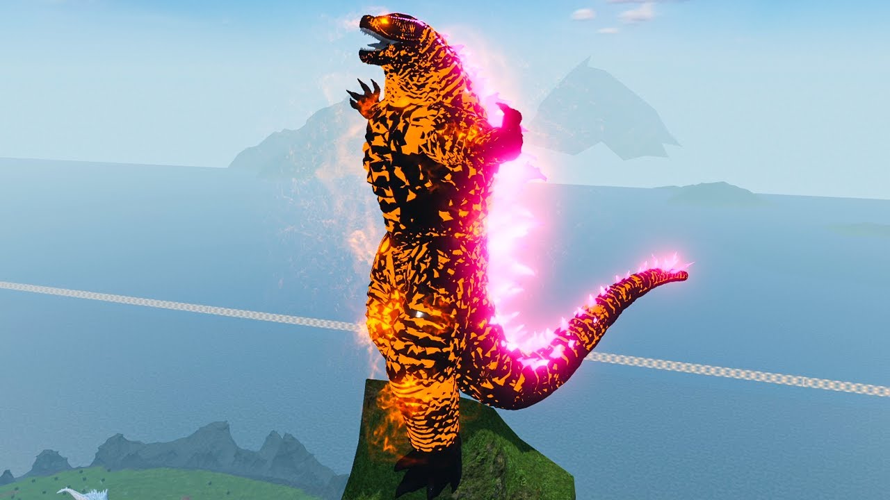 Playing As Black Evolved Godzilla 2024 - Roblox Age Of Titans Gameplay #122
