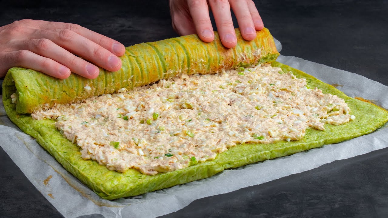 Rocambole de abobrinha! Você não pode perder esta receita