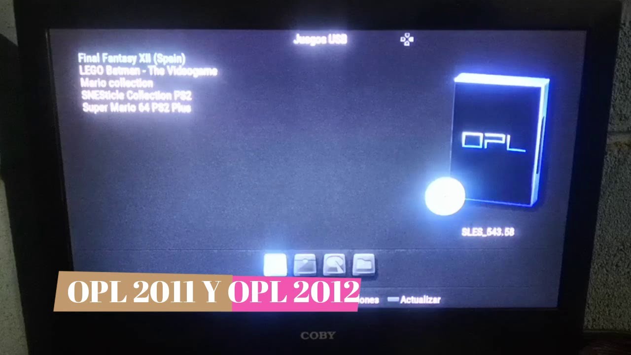 💥RECIENTES VERSIONES DEL OPL 2011-2012 🔴corrección GSM y a como actualizar PS2