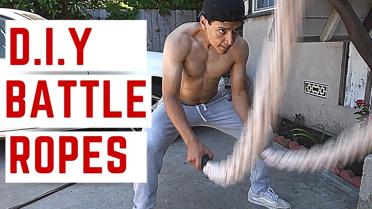 How to Make Battle Ropes | D.I.Y Gym Equipment