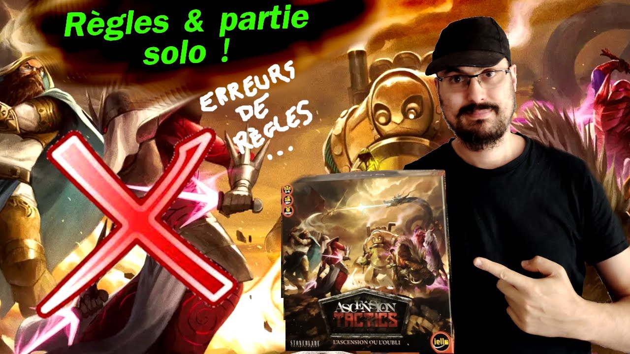 Ascension Tactics : Règles, et partie Solo ! [Deckbuilding]