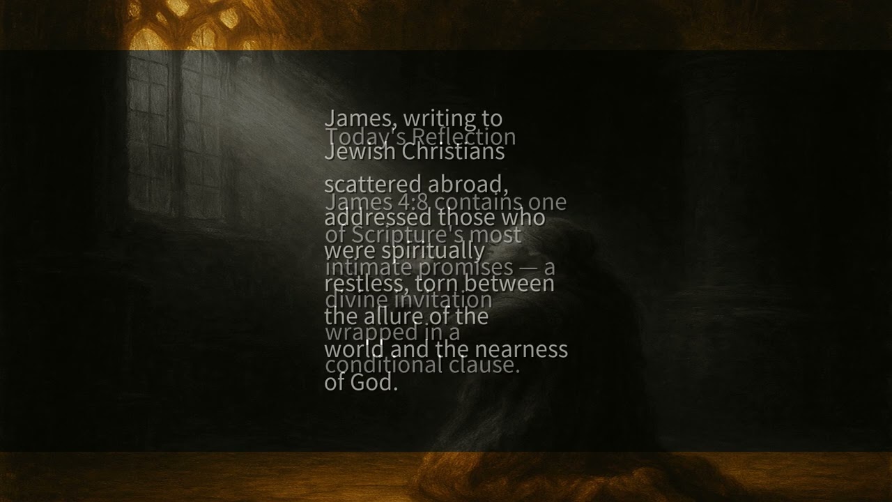Lent | James 4:8 — Today's Word CCM