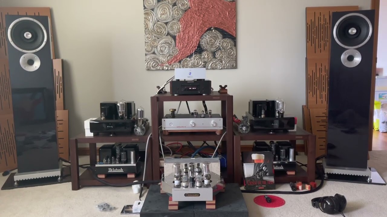 Coincident Frankenstein 300B SET amplifier and Zu Druid speakers female vocal test 01
