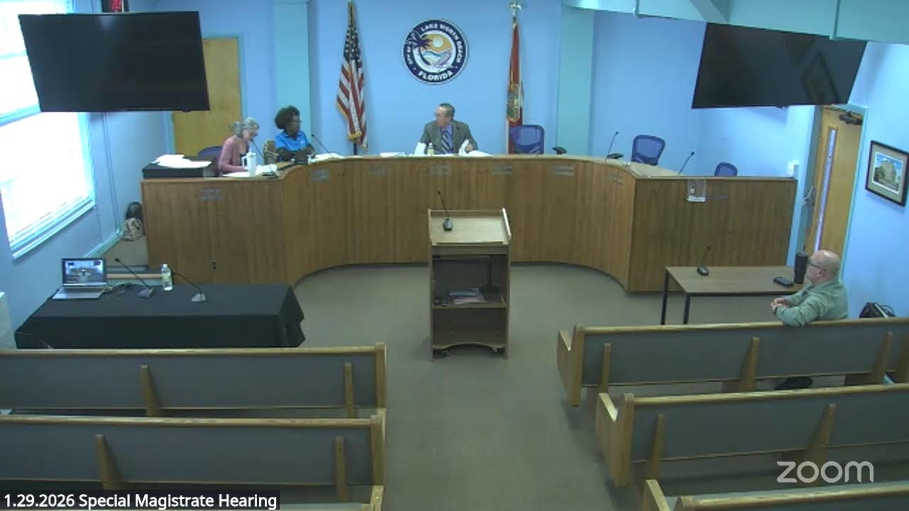 1.29.2026 Special Magistrate Hearing
