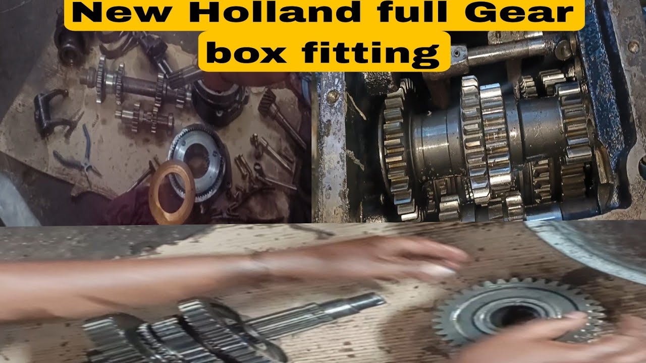 New holland full gear box fitting, how to gear fitting,#3630wale #techpunjabi#trector#repair #mamdot