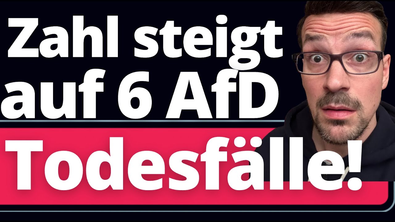 Eilmeldung: 6 AfD Politiker bereits verstorben!