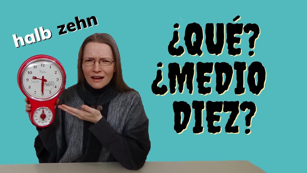Aprender LA HORA en ALEMAN | Cómo decir la hora oficial e inoficial en ALEMAN
