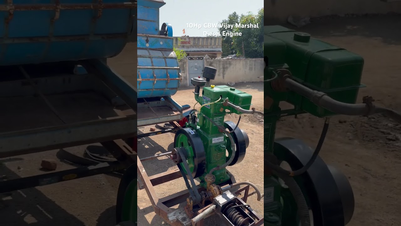 10Hp CBW Slow Speed VijayMarshal Diesel Engine. #trending  #dieselengine #viralvideo  #ytshorts
